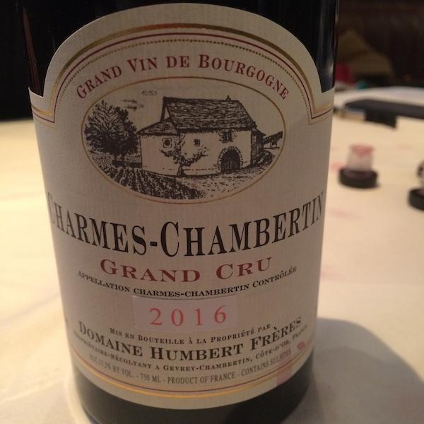 Domaine Humbert Fréres Charmes-Chambertin Grand Cru 2013