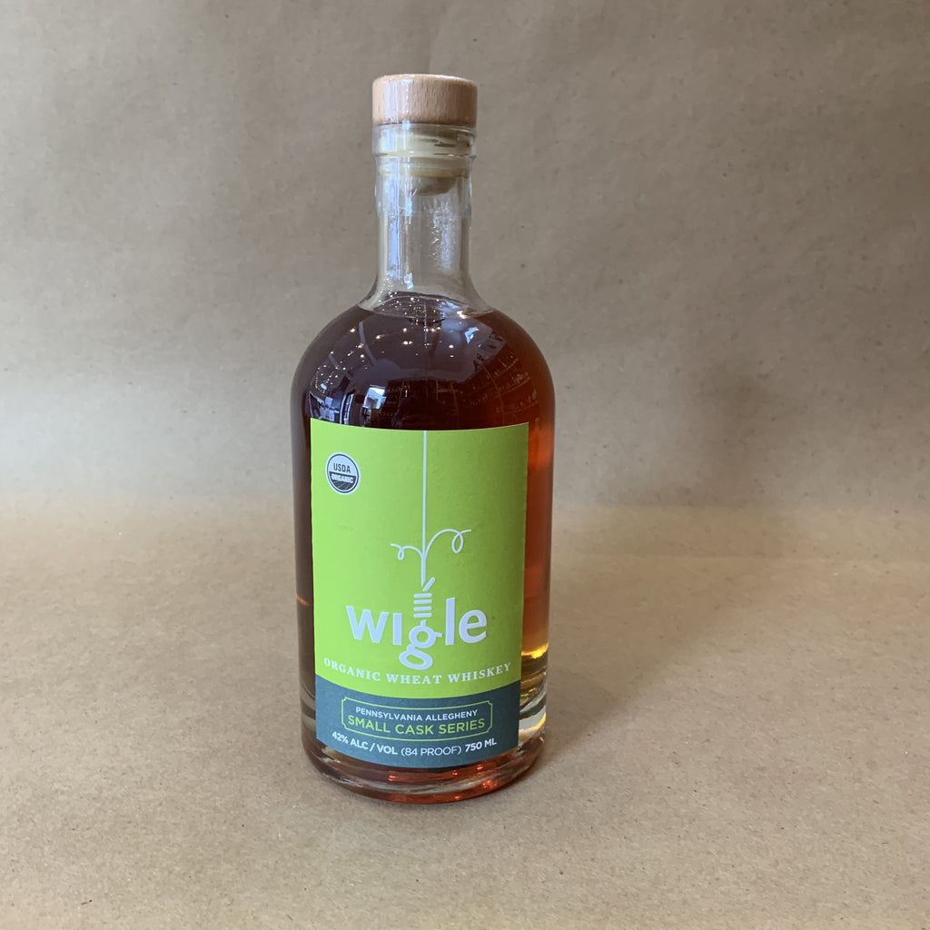 Wigle Whiskey Organic Small Cask Allegheny Wheat Whiskey 750ml