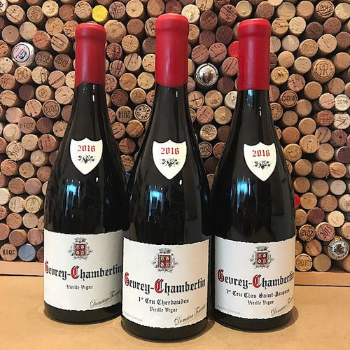 Chearbaudes was planted 1940. The parcel sits just beneath the Grand Cru Mazis Cambertin in the central part of the appellation and tends to be the most elegant of the numerous 1er Crus produced at this estate.