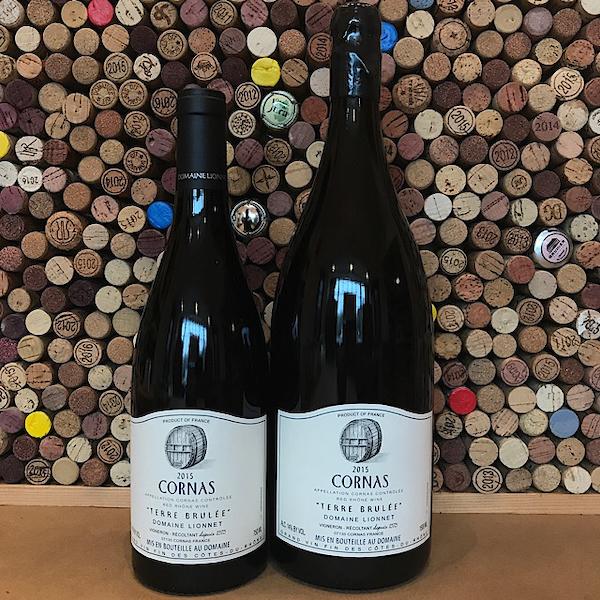 Domaine Lionnet is a one man show producing only a few hundred cases from two hillsides hectares. Also, Cornas is one the most important Syrah-growings hillsides in the world. 2015 is claimed be one the finest vintages to date.