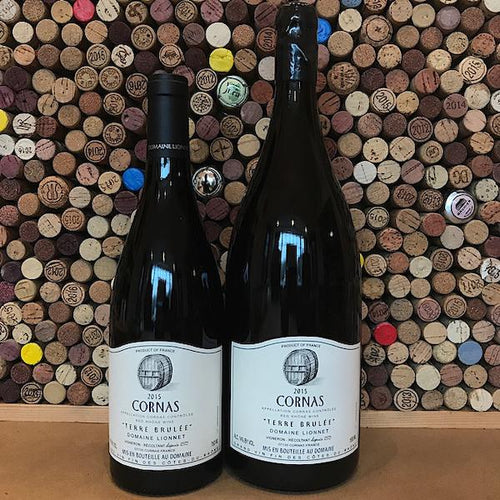 Domaine Lionnet is a one man show producing only a few hundred cases from two hillsides hectares. Also, Cornas is one the most important Syrah-growings hillsides in the world. 2015 is claimed be one the finest vintages to date.