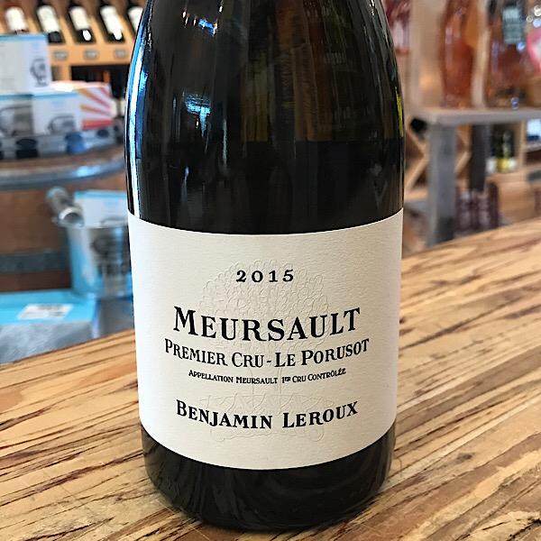 Benjamin Leroux 'Le Porusot' 1er Cru Meursault 2015